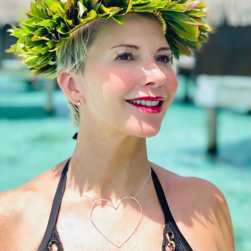 Sterling silver handmade heart necklace